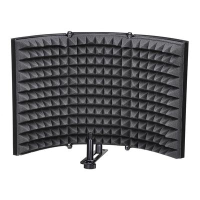 Yescom Studio Microphone Isolation Shield Acoustic Foam Panel Soundproof Filter Recording Panel Stand Mount