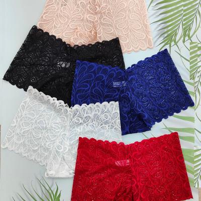 TEMU 5pcs Boyshorts, Stretchy Panties, Women's Lingerie & Underwear