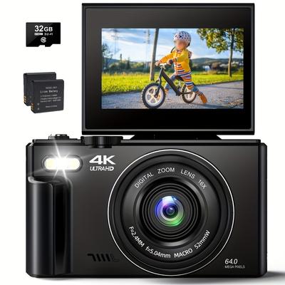 TEMU 4k Hd , For , And , Rechargeable Battery And Usb -use