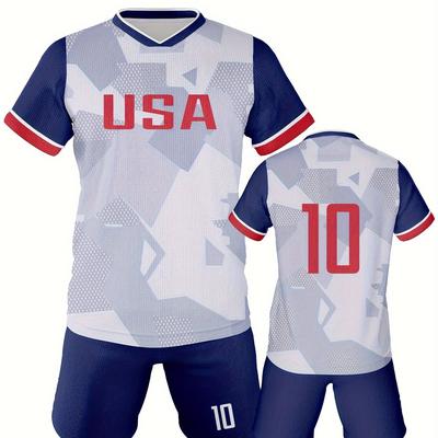 TEMU Jersey And Set Of Usa - For And - For Boys And