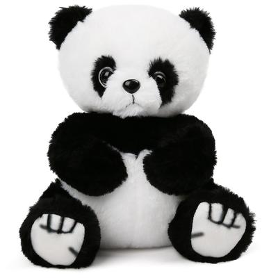 TEMU 8 Inch Panda Stuffed Animal Toy, Classic White And Black Soft Plush Bear Toy Plushies For Christmas Gift