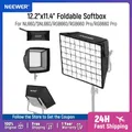 NEEWER Diffusore Softbox pieghevole da 12,2"x11,4" con griglia e borsa per luce video LED NL660/SNL660/RGB660/RGB660 Pro/RGB660 PRO II