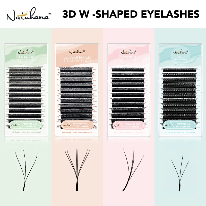 NATUHANA 3D-W Shape Wimpernverlängerung Augen-Make-up-Tools Image