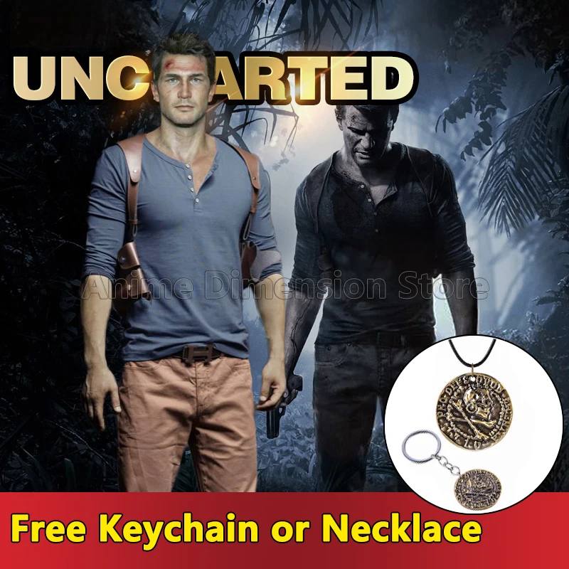 Nathan Drake Cosplay Kostüme Top Unterhemd Hosen Spiel neu 4 Rollenspiel Unifrom Halloween Karneval Party Anzug für Männer Image