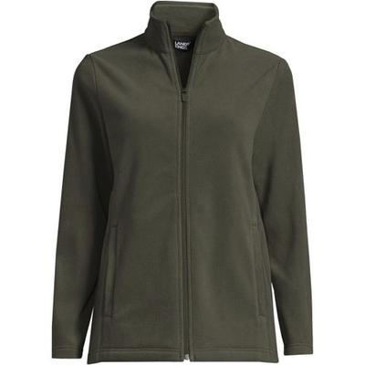 Anyweather™ Fleece Jacket, Women, size: 20-22, plus, Green, Polyester, by Lands' End