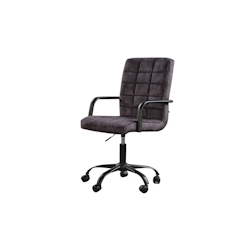 KAWOLA Bürostuhl MERLE Schreibtischstuhl Velvet anthrazit Image