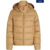 Steppjacke TOMMY HILFIGER CURVE "CRV CASUAL LW DOWN HOOD JACKET", Damen, Gr. 46, grün (classic khaki), Web, Obermaterial: 100% Polyamid. Futter: 100% Polyamid, unifarben, casual, Basic, Langarm, Jacken, in Großen Größen, mit Kapuze, Stehkragen,...