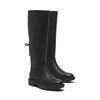Stiefel TIMBERLAND "BRIMFIELD TALL ZIP UP BOOT", Damen, Gr. 39,5, schwarz (schwarz full grain), Leder, sportlich, Schuhe, Winterschuhe, Winterstiefel