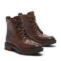 Schnürstiefelette TIMBERLAND "BRIMFIELD MID LACE UP BOOT", Gr. 38, braun (schwarz braun full grain), Leder, sportlich, Schuhe, Winterschuhe, Winterstiefel, Schnürboots, Winterboots