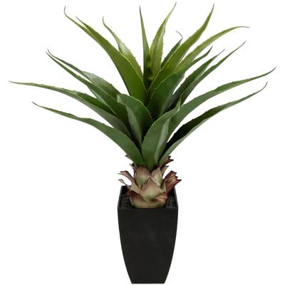 Kunstpflanze I.GE.A. "Agave im Topf", grün, B:38cm H:75cm T:38cm, Kunststoff, Kunstpflanzen Image