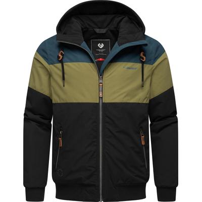 Outdoorjacke RAGWEAR "Jayce YOUMODO", Herren, Gr. L (52), grün (olivgrün), Obermaterial: 100% Polyester, Innenfutter: 100% Polyester, Wattierung: 100% Polyester, casual, gerade hüftbedeckend, hoch geschlossener Ausschnitt, Langarm Ärmel ohne... Image