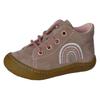 Lauflernschuh PEPINO BY RICOSTA "Kally", Kinder, Gr. 21, rosa (altrosa regenbogen), Leder, casual, Schuhe, Babyschuh, Pre Walker mit Stickerei, Größenschablone zum Download