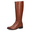 Stiefel CAPRICE, Damen, Gr. 39, Normalschaft, braun (cognac), Nappaleder, klassisch, Schuhe, Blockabsatz, Langschaft-Stiefel in Reiteroptik