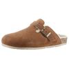 Clog BIO LIFE "Esc", Damen, Gr. 39, braun, Veloursleder, unifarben, klassisch, Schuhe, Hausschuh, Schlappen, Homeslipper mit Warmfutter