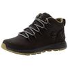 Schnürboots TIMBERLAND "SPRINT TREKKERMID LACE UP SNEAKER", Gr. 42, schwarz (schwarz nubuck w med grün), Leder, Synthetik, sportlich, Schuhe, Winterschuhe, Sneakerboots, Winterboots