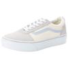 Sneaker VANS "Ward Platform", Gr. 37, beige (color pop multi), Leder, Textil, Synthetik, sportlich, Schuhe