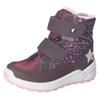 Klettstiefel RICOSTA "Gisa WMS: normal", Kinder, Gr. 27, lila (beerenfarben), Textil, Lederimitat, Glitzer, casual, Schuhe, Kindergartenschuh, Winterstiefel mit wasserdichter Sympatex Membran