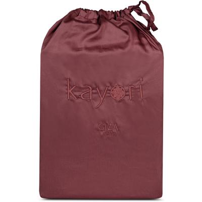 Spannbettlaken KAYORI "Giza", rot, B:180cm L:220cm, Mako-Satin, Obermaterial: 100% Baumwolle, Laken, 100% Baumwolle-Satin Image