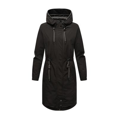 Outdoorjacke MARIKOO "Megumii", Damen, Gr. M, schwarz, Obermaterial: 100% Polyester; Innenmaterial: 100% Polyester; Futter & Wattierung: 100% Polyester, Jacken, mit weichem Teddyfell innen Image
