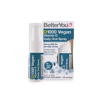 Plus Size Women's D1000 Vegan Vitamin D Oral Spray by BetterYou in O