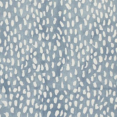 Thandie Watercolor Printed Duvet Cover - Cornflower, Twin - Ballard Designs