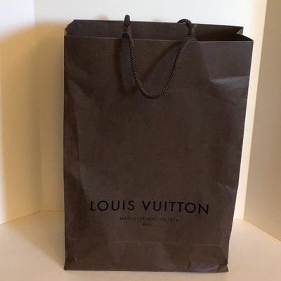 Louis Vuitton Bags | Louis Vuitton Paper Shopping Gift Bag Only | Color: Brown | Size: Os