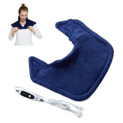 Neck and Shoulder Heating Pad, Electric Fast Heat, for Pain Relief and Deep Pressure Therapy, 22" x 19"