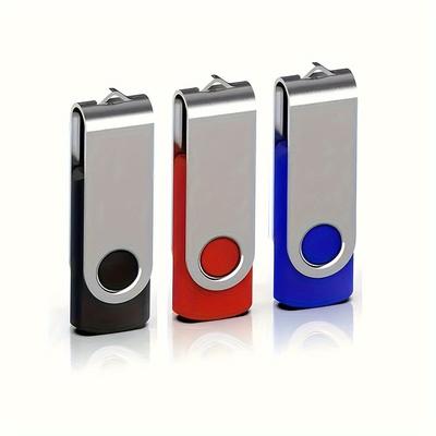 TEMU 3pcs Usb Flash Drives - 128mb, 4gb & 32gb Set For Computers, Laptops, Speakers, And Cars - Usb 2.0 Storage Sticks