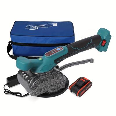 TEMU Professional 88vf Automatic Electric Tiling Machine, 5-gear Rechargeable Floor Leveling Tool With Bubble Leveler, Stainless Steel And Aluminum Alloy, 1000w Power, Power Tools Image