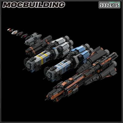 MOC Gebäude Block Raum Schiff Star Destroyer Schlacht Fregatte Starfighter DIY Ziegel Modell