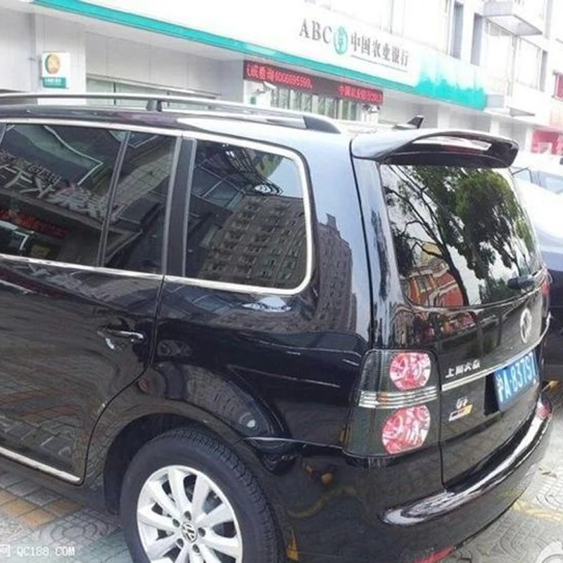 Für VW Touran Spoiler Hohe Qualität ABS Material Auto Hinten Flügel Primer Farbe Heckspoiler Für Volkswagen Touran Spoiler 2008-2013 Image