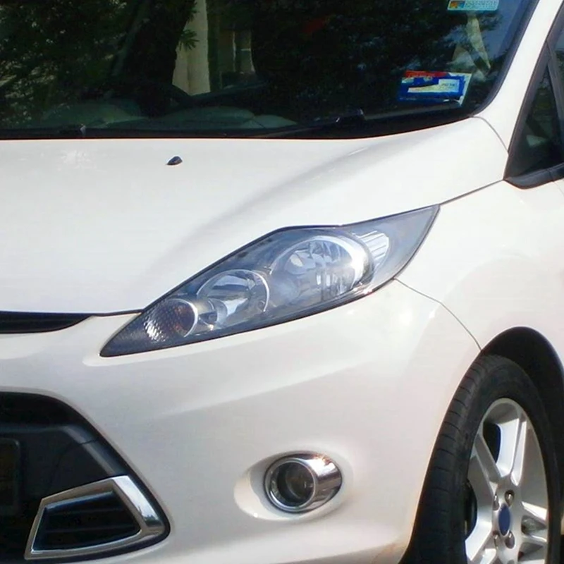 Für Ford Fiesta Scheinwerfer abdeckung transparenter Scheinwerfer Schatten Lampen schirm Lampen schale Glas linse