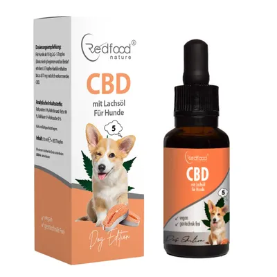 CBD Öl für Hunde mit Lachsöl 5% - 30ml