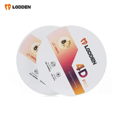 Dental Material Zirconia Multilayer Block 8 Layers 98mm 4D Multilayer Zirconia Disc Cad Cam System