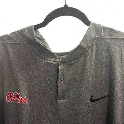 Nike Shirts | 4xl Nike Dri-Fit Nike Ole Miss Short Sleeve Dri Shirt- Gray Nwt | Color: Gray | Size: 4xl