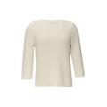 s.Oliver Black Label Strickpullover Damen WHITE, Gr. 42, Polyester, Pullover aus Effektgarn | 2146896.02X1.32