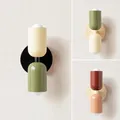 Lampada da parete colorata da comodino Lampada da parete nordica per soggiorno corridoio Lampada da parete per camera dei bambini macaron Lampada per decorazione d'interni per la casa