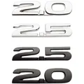 3D Metallo 2.0 2.5 Lettere Parafango Auto Emblema Baule Posteriore Distintivo Adesivo Per Mazda 3 6 Axela CX5 CX7 MX5 Cromato Nero Accessori