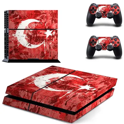 Türkei Nationalen Flagge PS4 Aufkleber Play station 4 Haut PS 4 Aufkleber Aufkleber Abdeckung Für