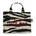 The Medium Tote Zebra Canvas Bag