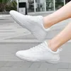 Weiße aerobe Schuhe Kinder Erwachsene Fitness schuhe Gymnastik Sport Jazz Tanz schuhe für Frauen Cheerleading Schuhe Damen Größe 45