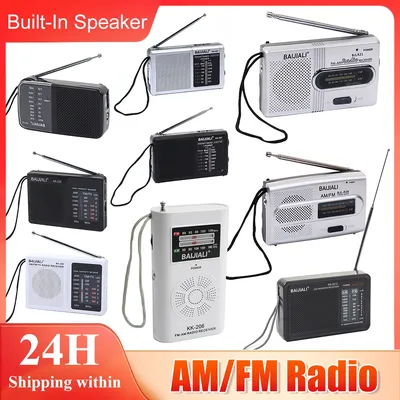 Digitales Retro-Radio Mini tragbares Radio Handheld kurz/lang Welle bin FM Radio Speicher funktion MP3-Player laufen laufen Funkgeräte