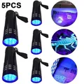 9 LED LED UV Licht Taschenlampe Lampe Zoombare Mini Ultra Violet Lichter 9 Led Taschenlampe Lampe