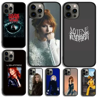 Mylene Farmer Phone Case For iPhone 14 15 13 12 Mini XR XS Max Cover For Apple iPhone 11 Pro Max 6 8