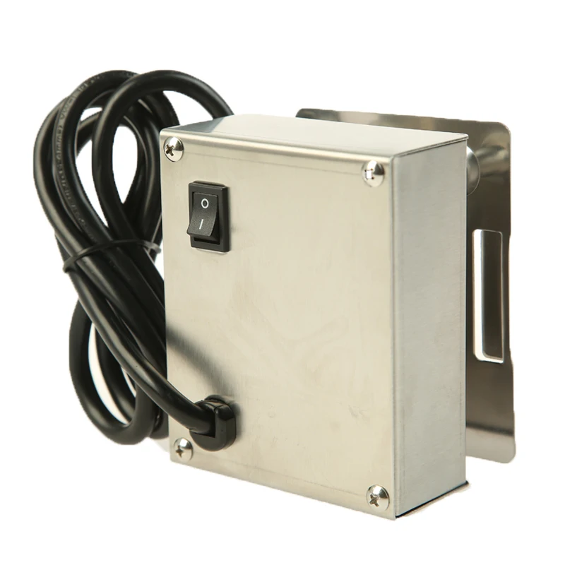 220V Rotierenden Motor Schwere Fleisch BBQ Rotisserie Elektrische Grill Grill Spieß Metall Rotisserie Motor Moteur Tourbroche EU Stecker Image