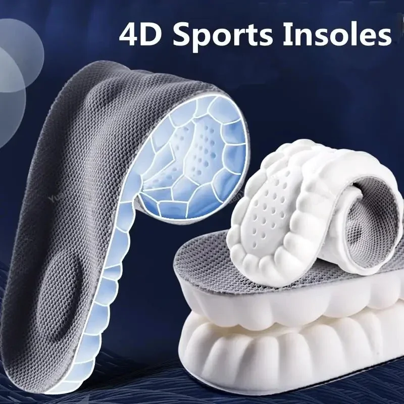 Hohe Elastizität Latex Sport Einlegesohlen Weiche Schuh Pads Arch Support Orthesen Einlegesohlen Atmungsaktive Deodorant Stoßdämpfung Kissen Image