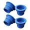 4PCS Drain Pipe Hose Silicone Plug Sewer Seal Ring Washing Machine Accessories Robot De Limpieza