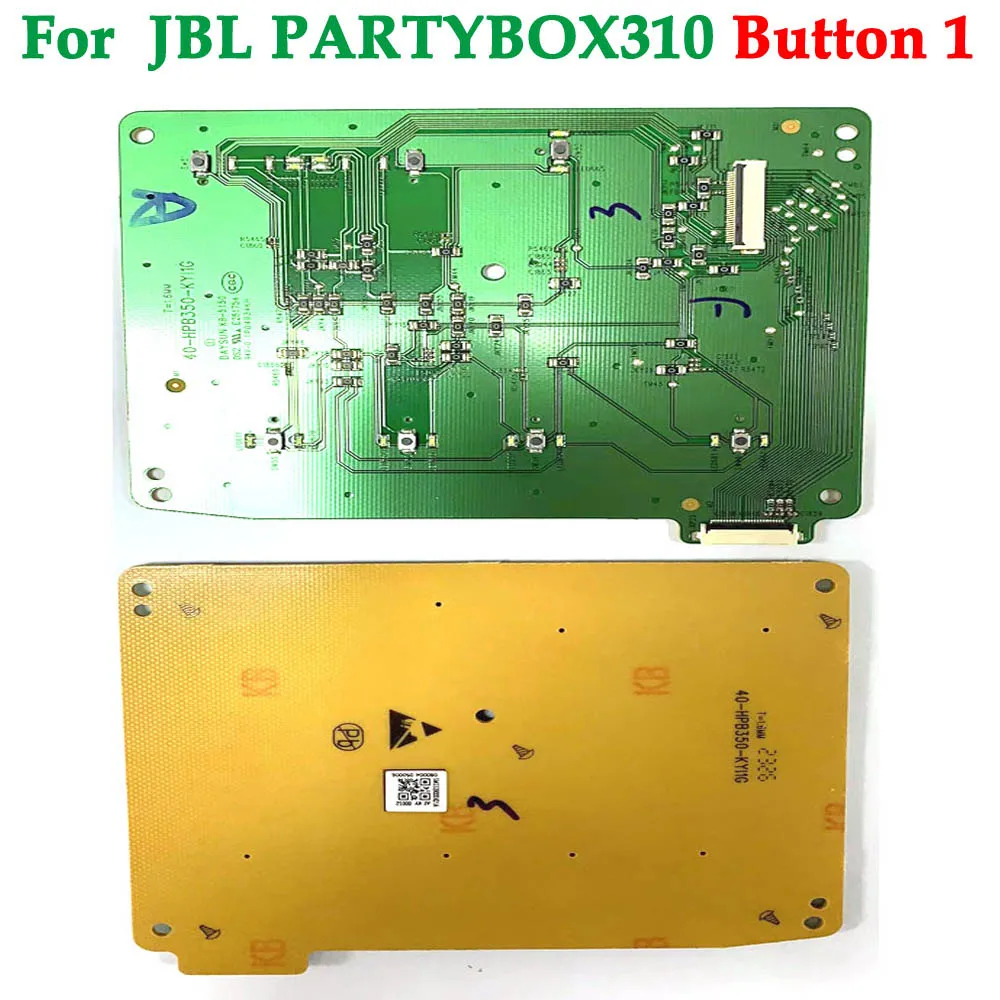 Brand neu für jbl partybox310 taste 1 / 2 bluetooth lautsprecher motherboard für jbl party box 310-anschluss Image
