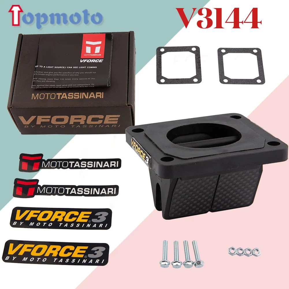 Vforce 3 V3144 Membranventil Vforce 3 Membran für Yamaha YZ125 YZ 125 RXZ RXZ-D Y15ZR Y125Z RX115 Vintage Carbon Fiber Intake Image