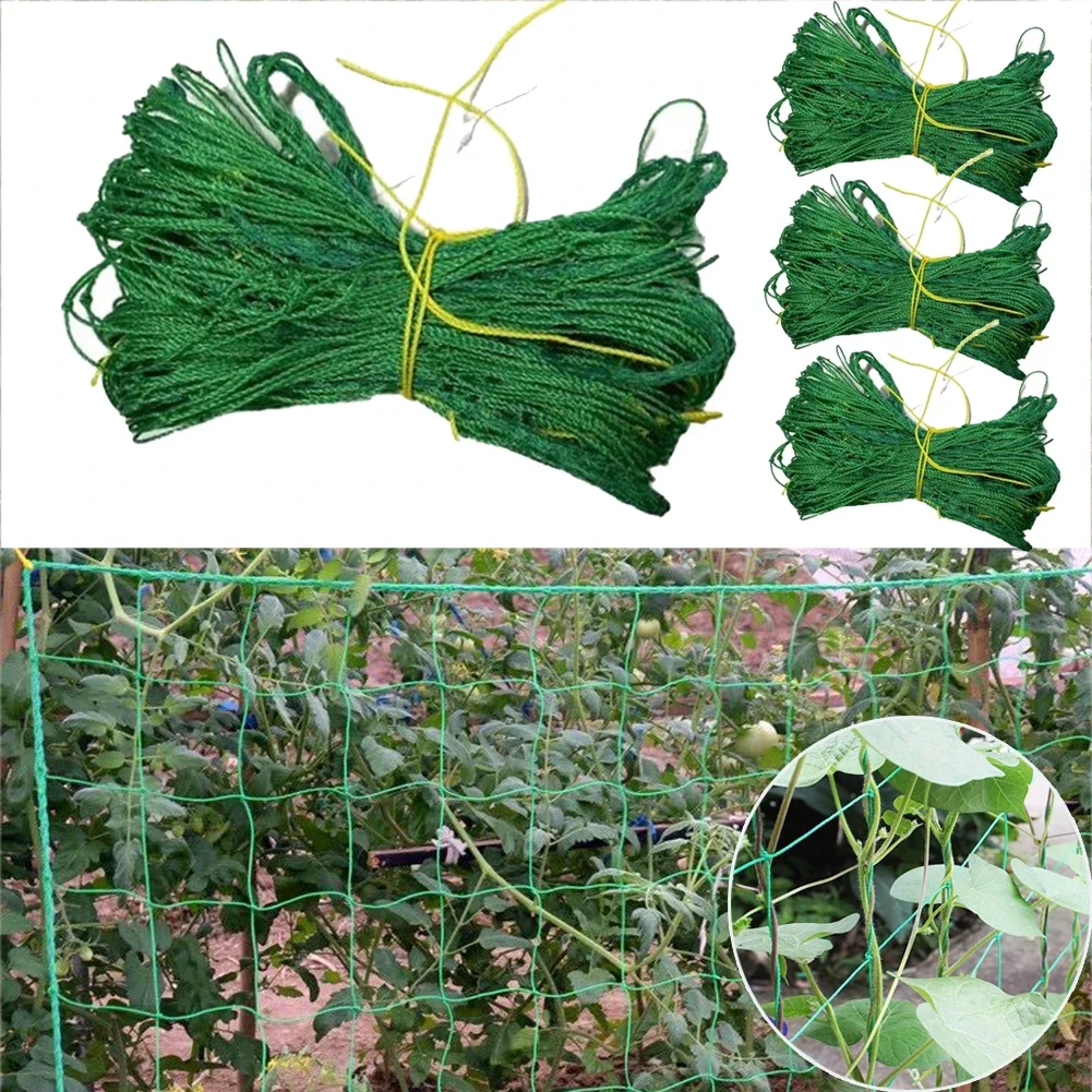 Multifunktion ales Kletter rattan netz grüne Garten pflanze Kletter rahmen Mesh hitze beständiges Pflanzens tütznetz für Trauben bohnen Image